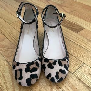 Kate Spade animal print heels